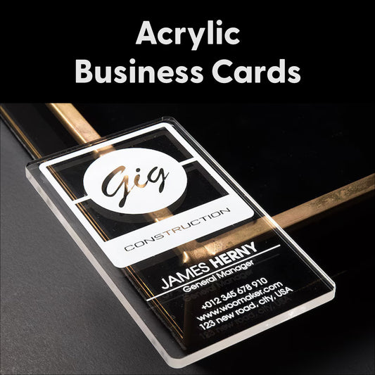 Acrylic Business Cards