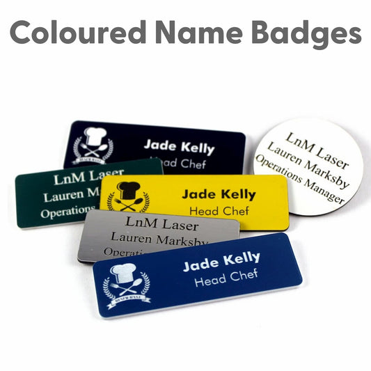 Coloured Name Badges