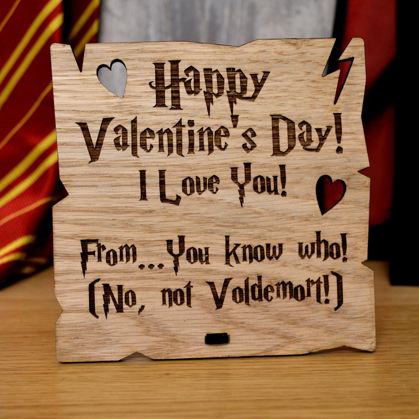 Harry Potter VOLDEMORT Valentines Day Plaque