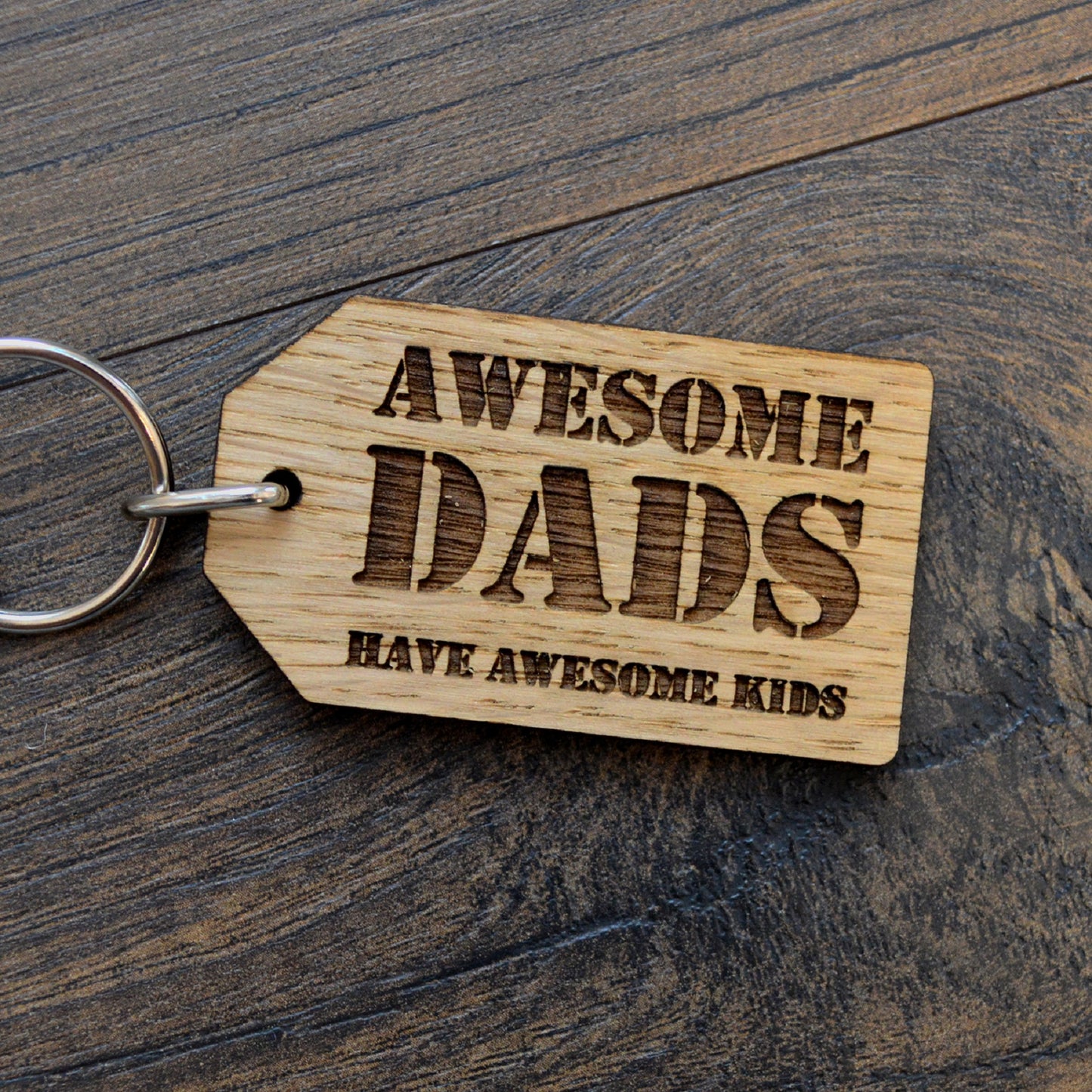 Awesome Dads Have Awesome Kids Funny Fathers Day Keyring Gift Present Idea Dad