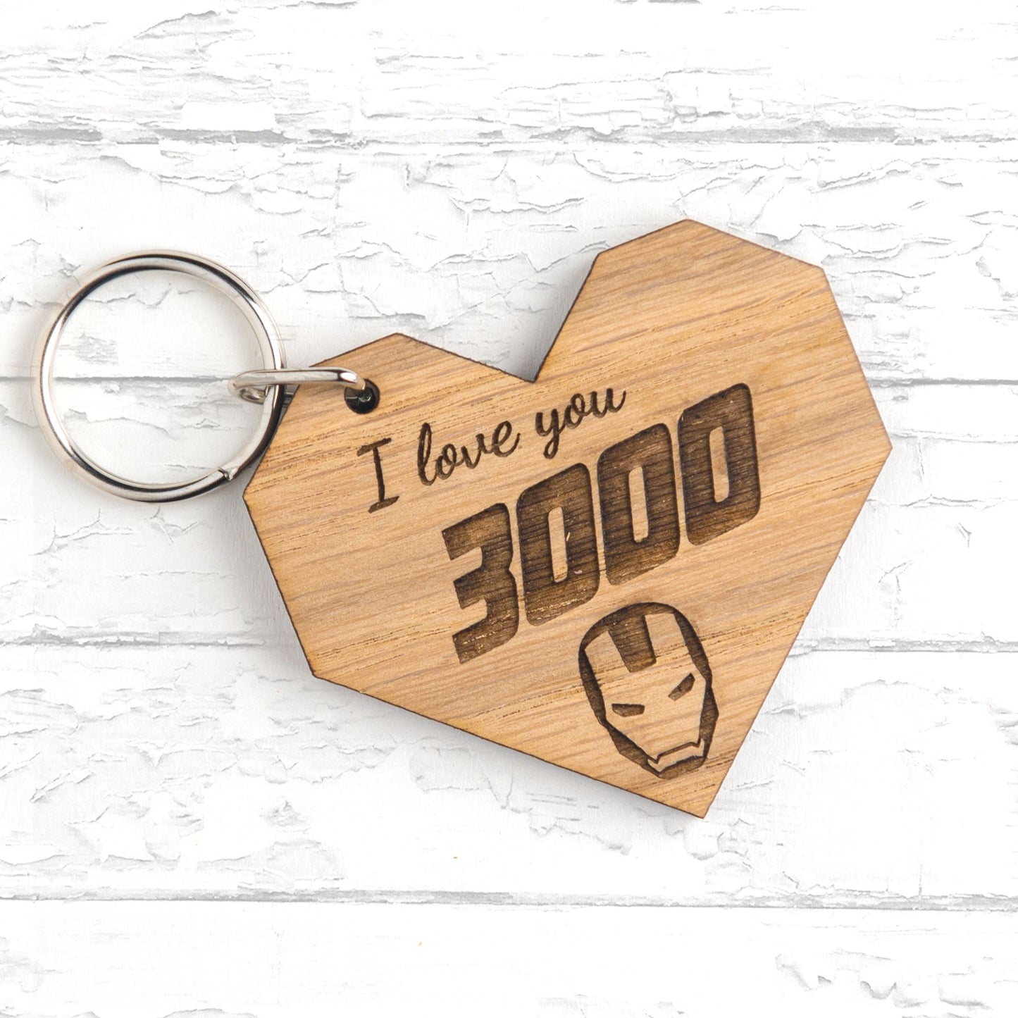 I Love You 3000 - The Avengers Iron Man Valentines Day Keyring Gift