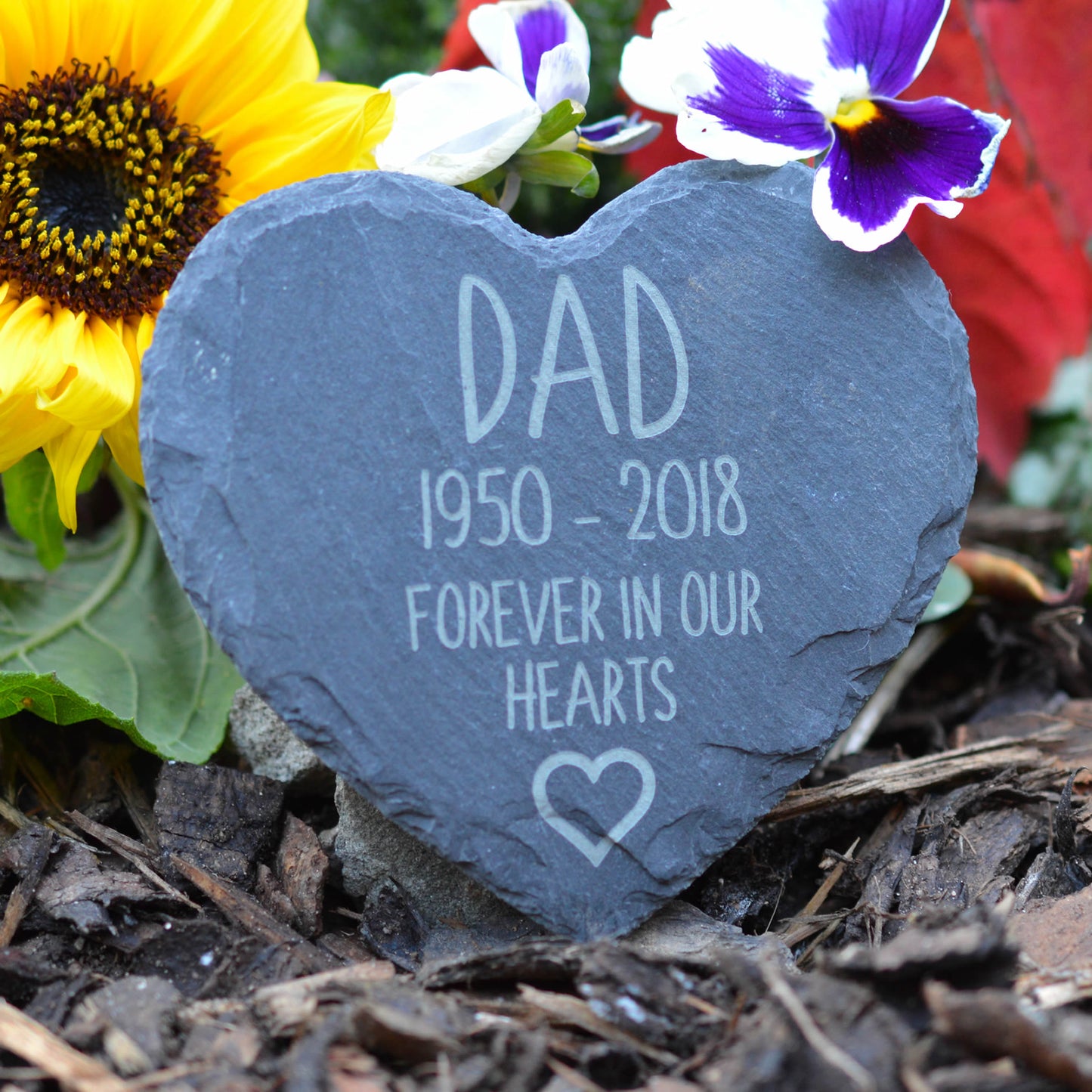 Memorial Plaque - Personalised Engraved Grave Stone Slate Marker Personalized Headstone Gift