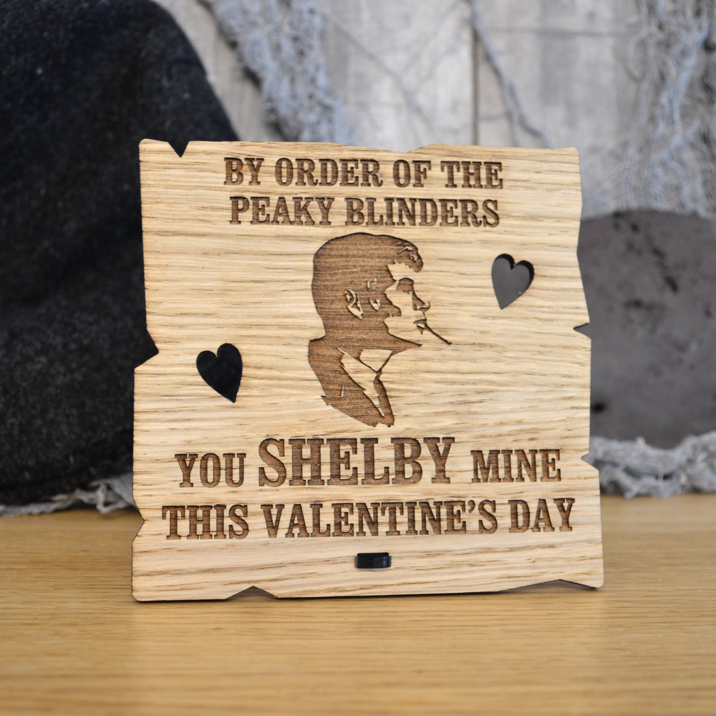 Peaky Blinders - Thomas Shelby - Funny Valentines Day Wooden Plaque