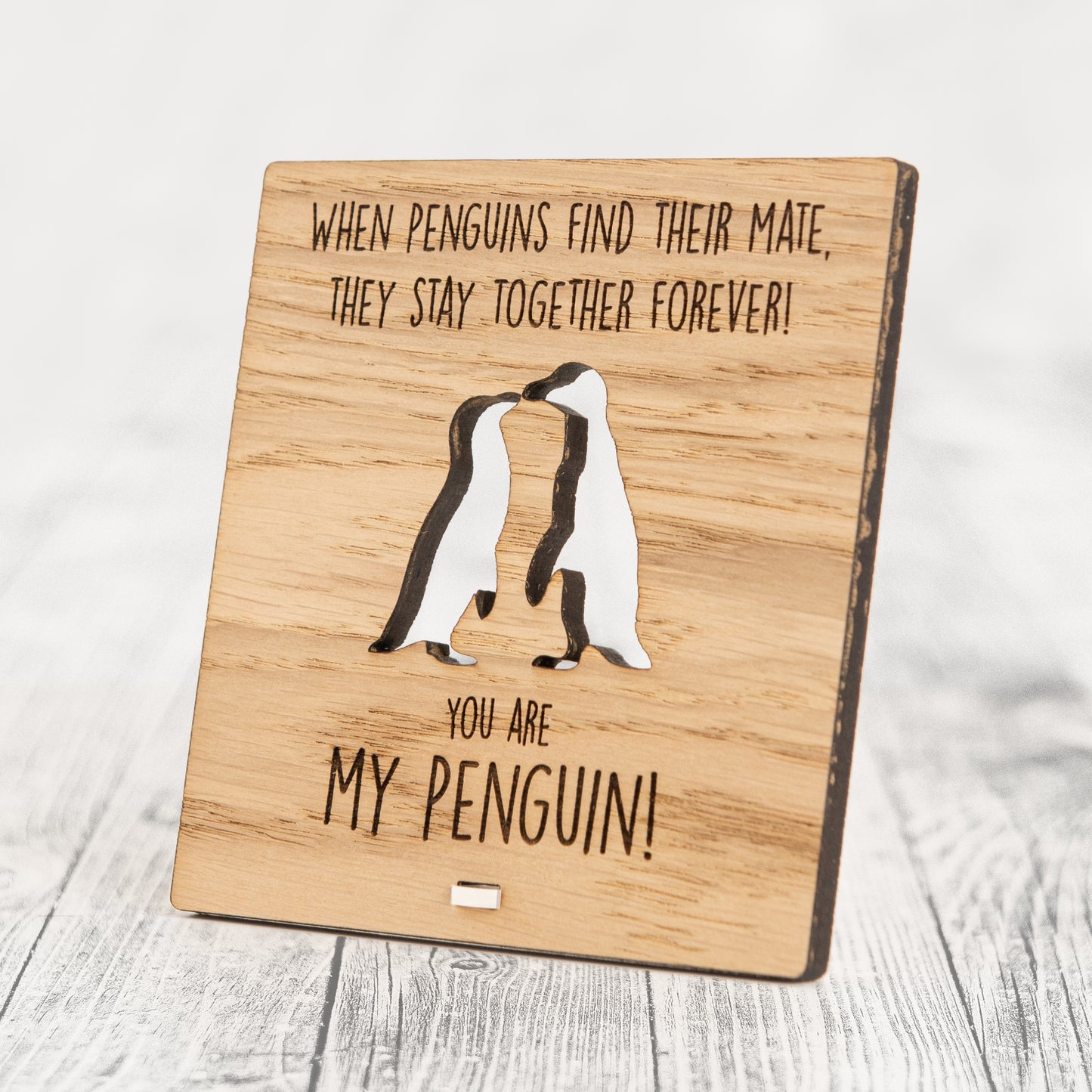 YOU ARE MY PENGUIN - Valentines Day Plaque