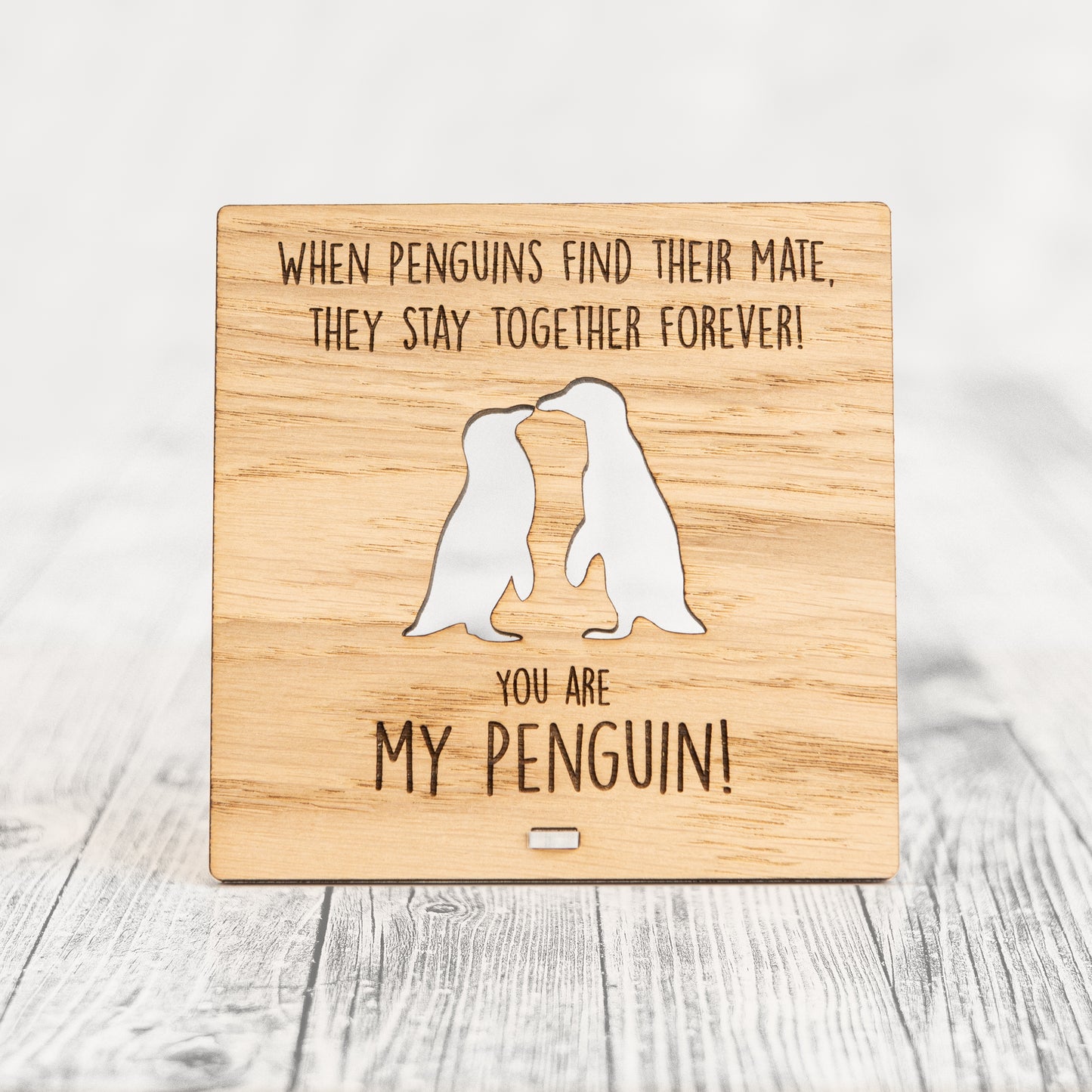 YOU ARE MY PENGUIN - Valentines Day Plaque